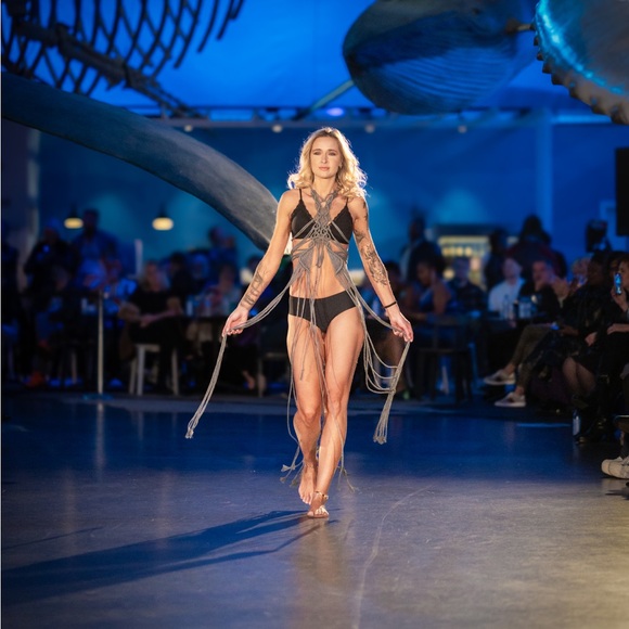 Handmade Macramé Rope Dress - Picture 9 of 15